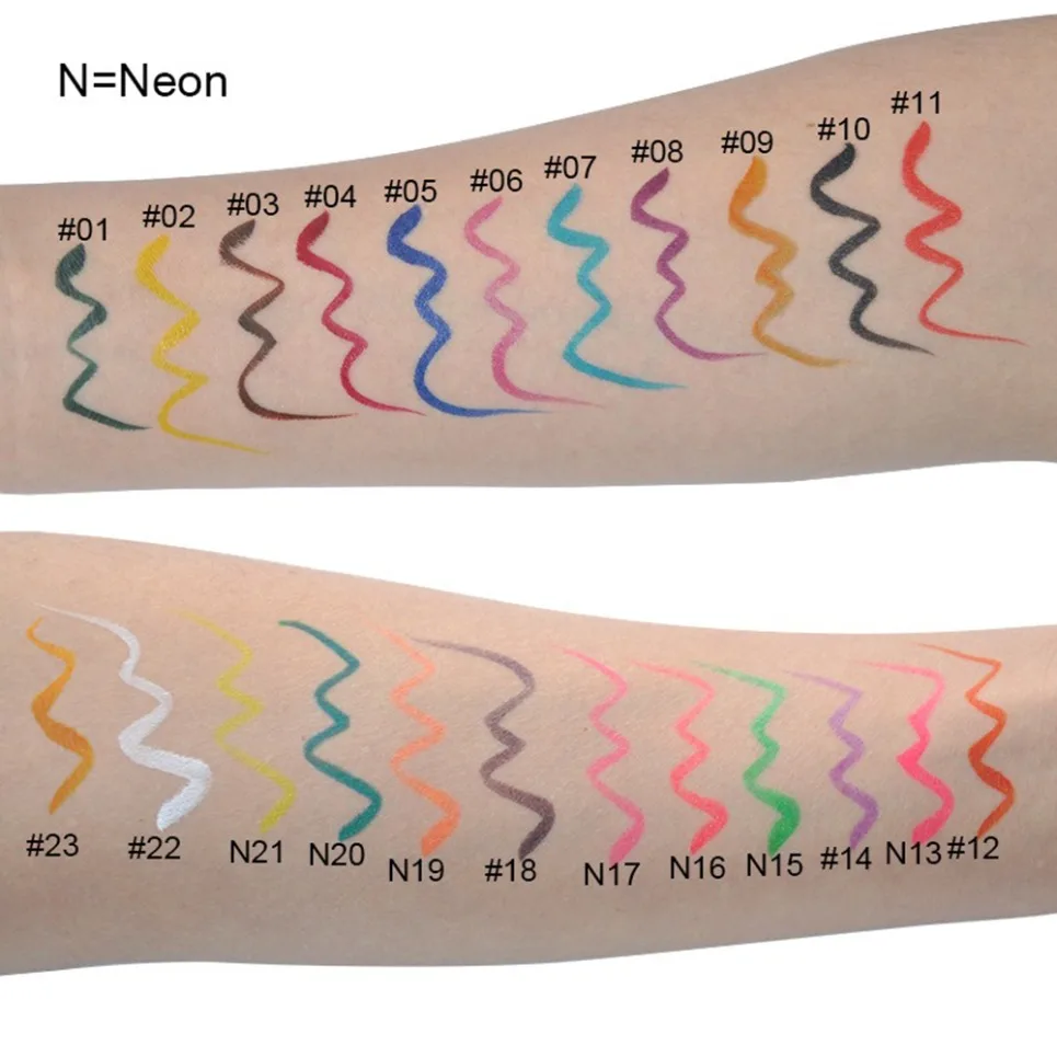 Rosa Tube, wischfester Eyeliner, Private Label, wasserfest, langlebig, schnell trocknend, Baumwoll-Eyeliner, individuelles Logo, veganer Großhandel