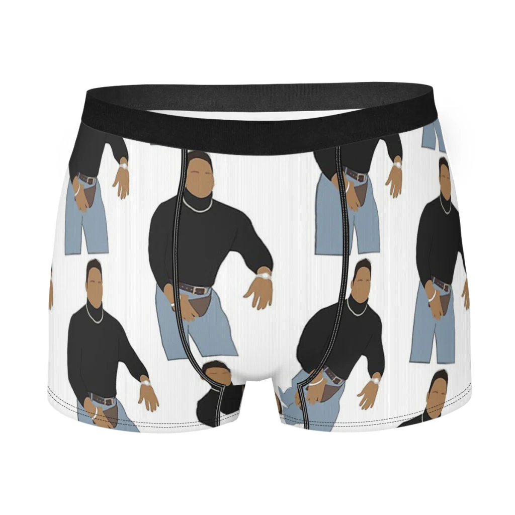 The Rock Dwayne The Shrok Johnson Underpants Breathbale Panties Men's Underwear Print Shorts Boxer Briefs