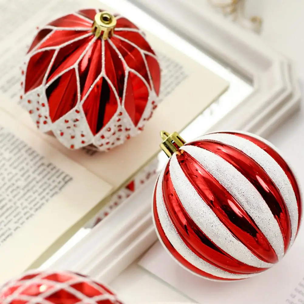 

Bright Colored Christmas Balls Christmas Tree Pendant Vibrant Shatterproof Christmas Ball Ornaments Durable Xmas Tree for Home