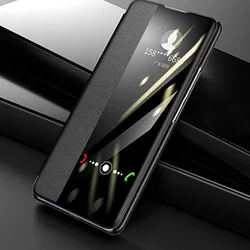 For Honor X7C Case Luxury Window View Leather Phone Case For Honor X7C 4G X 7C 5G Flip Cover HonorX7C Protective Cases