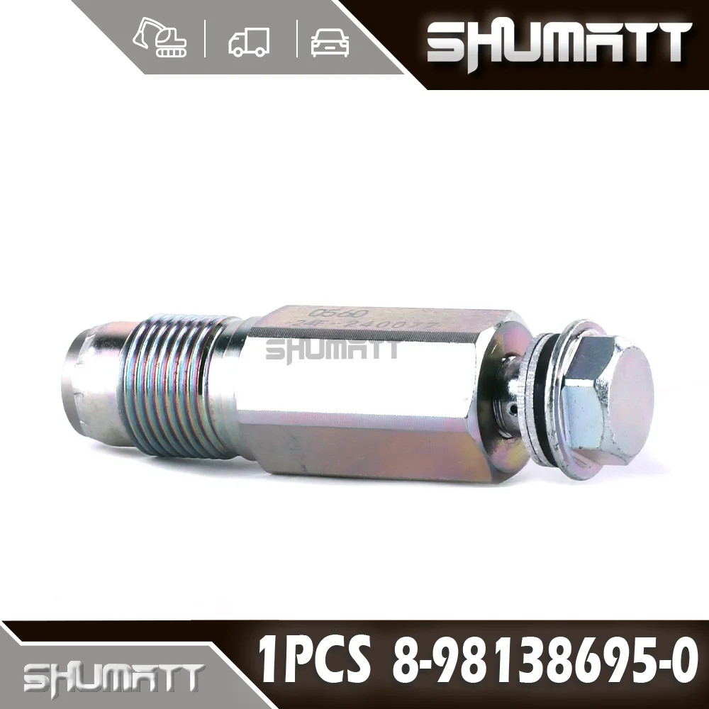 

New 1PCS 8-98138695-0 Common Rail Pressure Relief Valve 8 9813 8695 0 Pressure Limiting Valve General#095420-056 China Made New