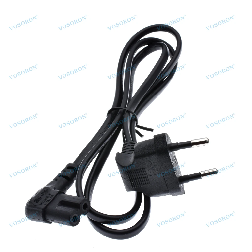 EU Schuko CEE7/16 to IEC320 C7 Angle Converter Angle Extension Cable for Samsung Philips Sony LED TV Figure8 AC Power Cord 1m~5m