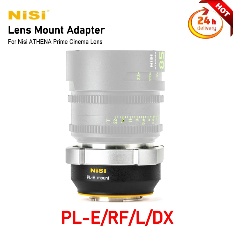 

NiSi Lens Mount Adapter PL-E/RF/L/DX Athena lens adapter ring Full Frame Fixed Focus Cinema Lens Movie Lens Adapter