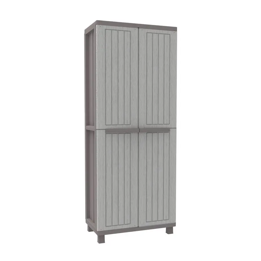Jwood 268, Armario de 2 Puertas con 3 Estantes Internos. 68x37.5x170cm