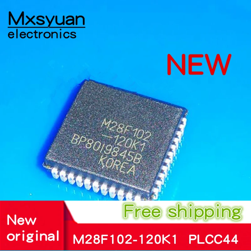 5PCS~50PCS/LOT M28F102-120K1 M28F102-120KI M28F102 PLCC44 New original