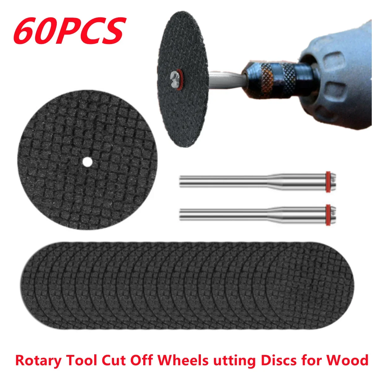

Набор из 60 мини-дисков для циркулярной пилы 32 мм, шлифовальные и отрезные круги для Dremel, аксессуары для роторных инструментов по металлу