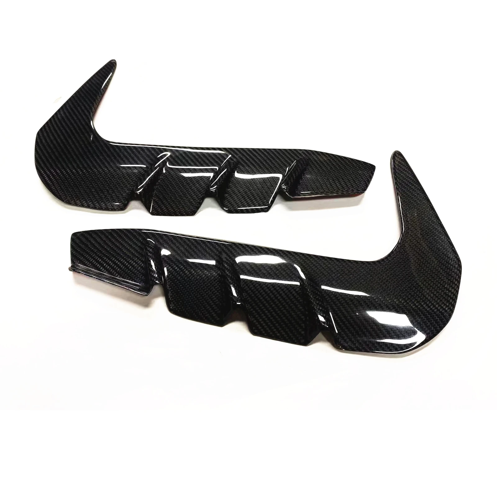Car Side Fender Air Vent Trim Intake Splitter Fin Outlet Spoiler Canard Cover For Subaru BRZ Toyota GR 86 2022-2025