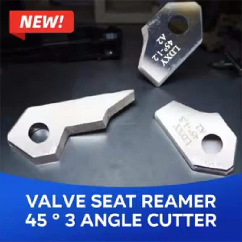 

Solid Cemented Tungsten Carbide 45 Degree 3 Angle Cutter Universal Valve Seat Reamer One-Time Forming Blade