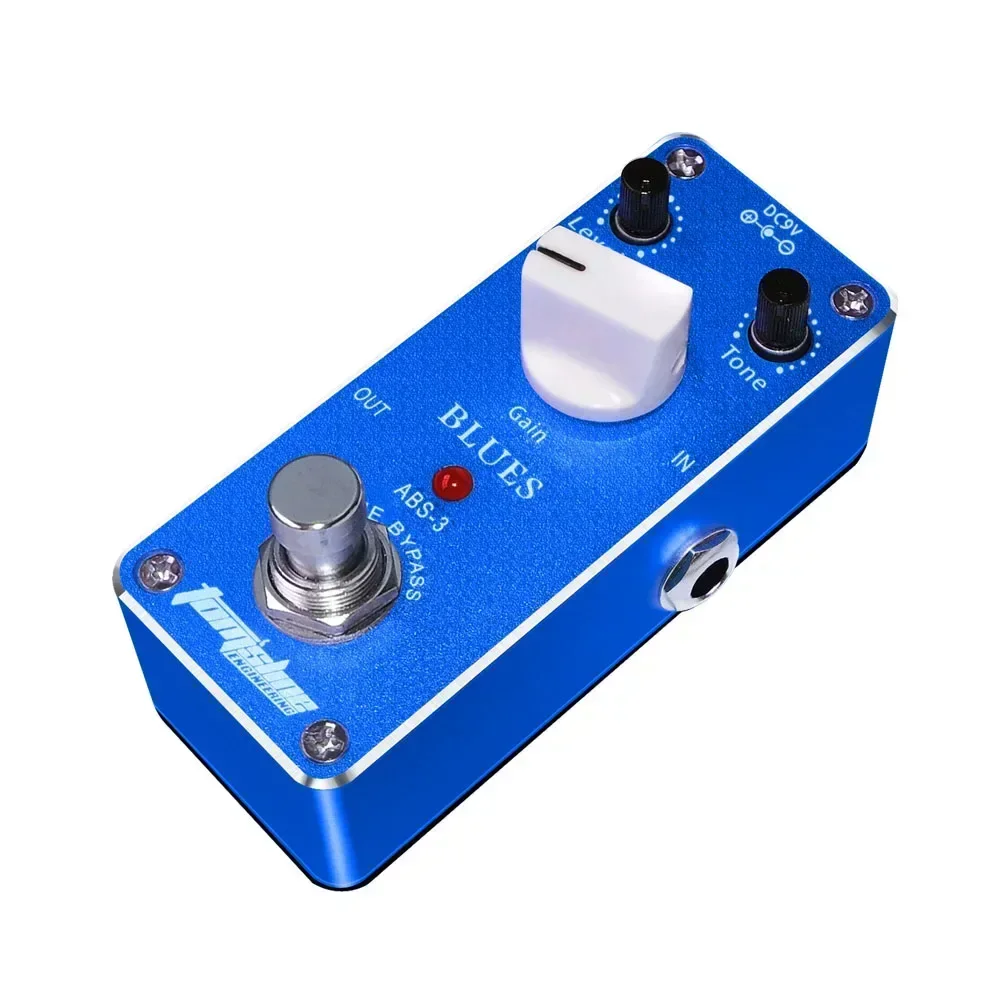 AROMA ABS-3 Blues Электрогитара Педаль эффектов Мини Аналоговый Блюз Электрический эффектор искажений True Bypass Педаль Запчасти для гитары