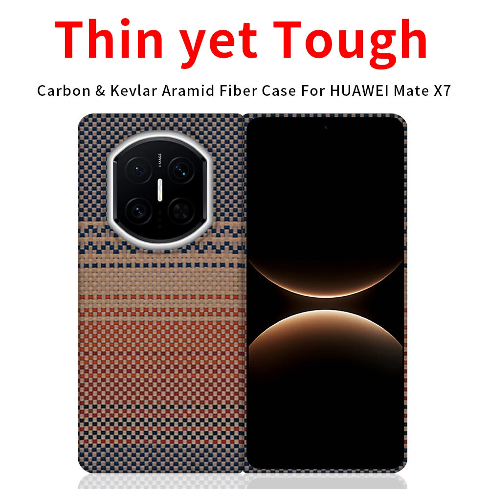 

Арамиальный магнитный чехол из углеродного волокна для huawei mate x7, ткань из кевлара, тонкий, жесткий, легкий, магнитный, черный, тонкий, светло-красный