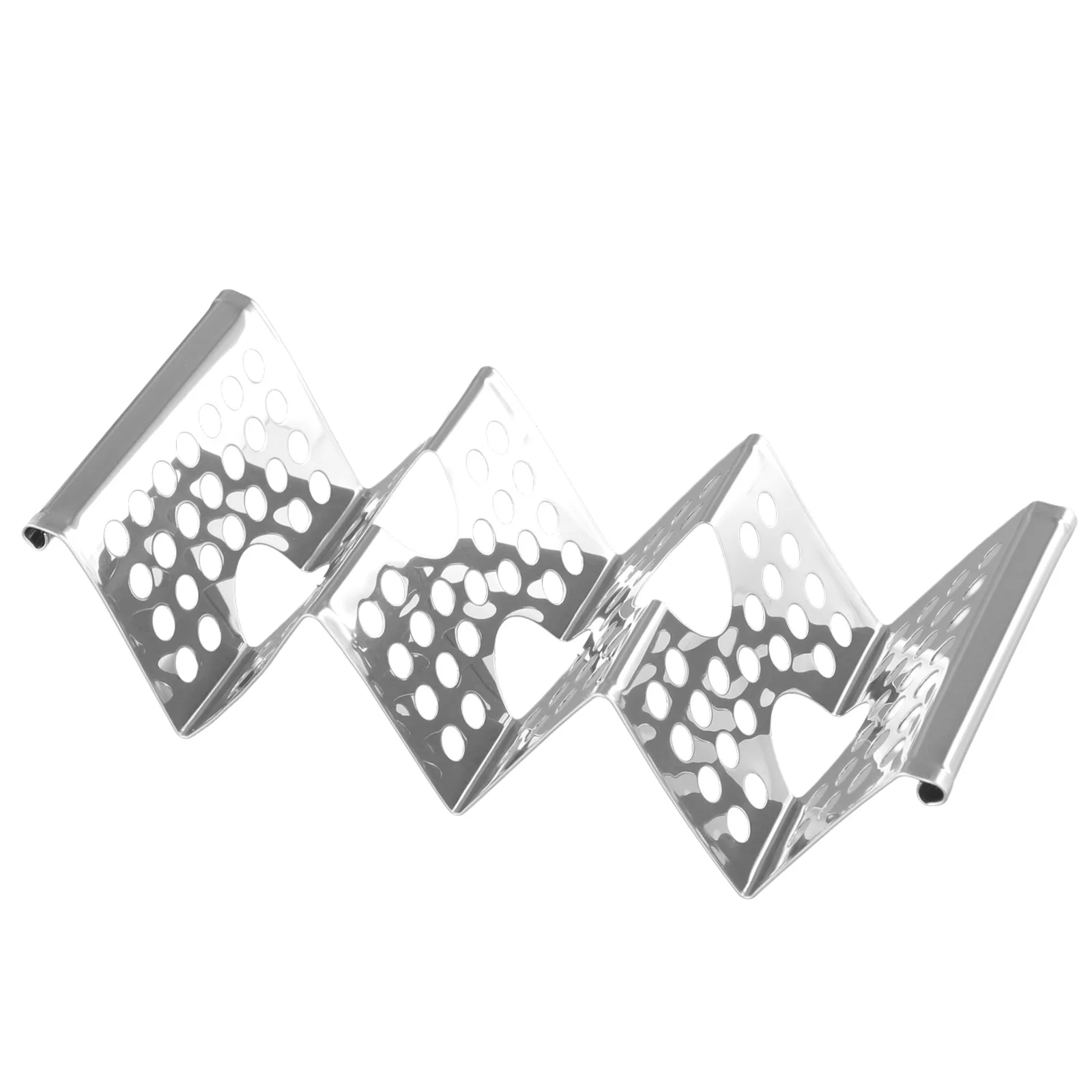 Stainless Steel Tortilla Holder Stand Holds 3 Tacos Upright Designed for Oven and Serving Use Perfect for Entertaining Guests