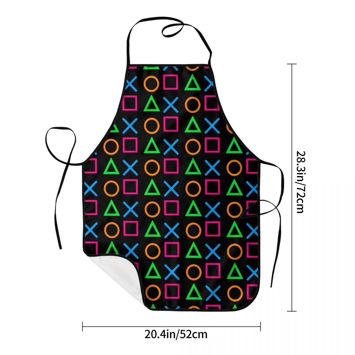 Video Game Controller Buttons Nostalgia Geek Gaming Aprons Chef Cooking Tablier Bib Kitchen Cleaning Pinafore for Women Men
