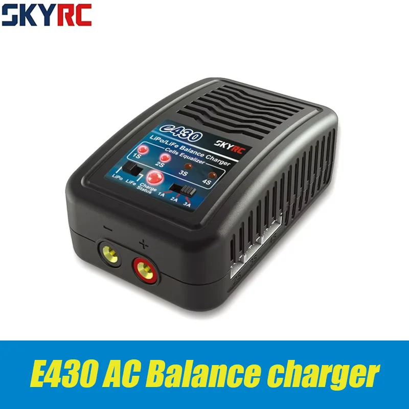 SKYRC E430 AC Balance Charger 30W 3A AC100-240V 2S 3S 4S For RC Car Drone FT010 FT011 Boat Lipo Balance Battery