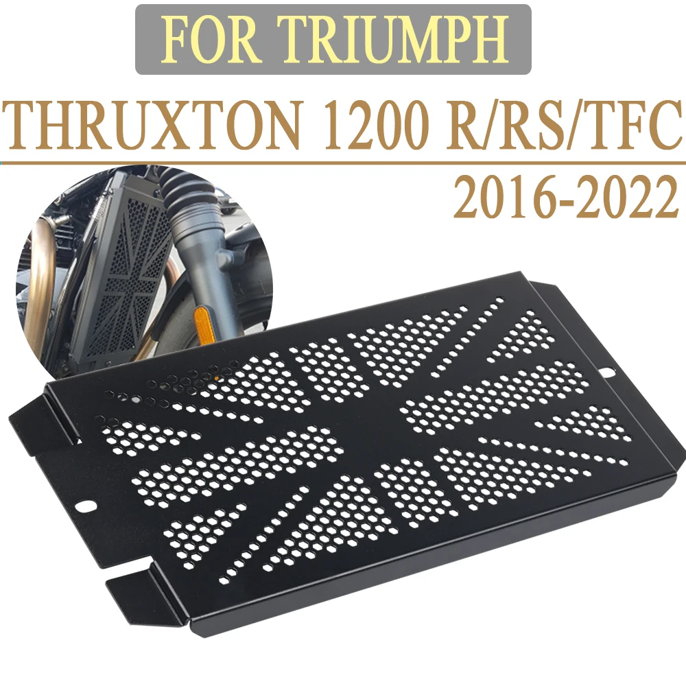 

Motorcycle Radiator Grille Guard Protector Cover for Triumph Thruxton 1200 R RS TFC 2016 - 2022 2021 2020 2019 2018 2017