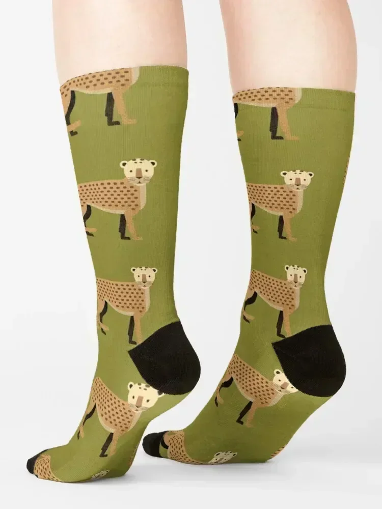 Whimsy Leopard Socks Climbing fashionable Crossfit Children's Designer Man Socks Women's