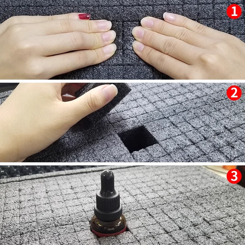 50x30 cm pré-corteé ombre mousse Pick Pluck haute densité Plaid perle coton insérer étui rigide pré-coupé boîte à outils mousse doublure emballage