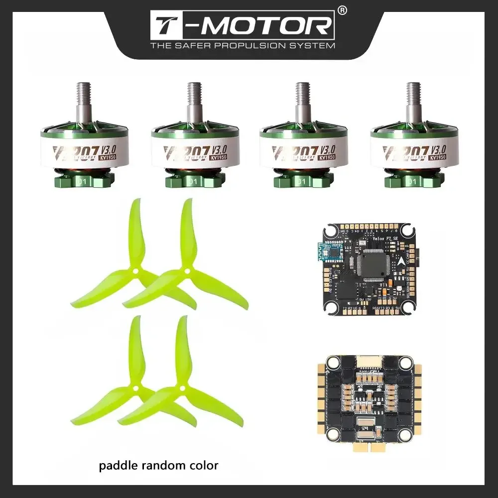 

T-MOTOR T-HOBBY Velox V2207 V3 Drone SET Brushless Motor 5 inch Freestyle FPV drones 6S Power System For Racing Drone DIY Parts
