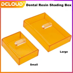 1Pc Dental Resin Shading Box S / L Plastic Oral Light-Proof Material Storage Case Estetyczna osłona ochronna Akcesoria dentystyczne