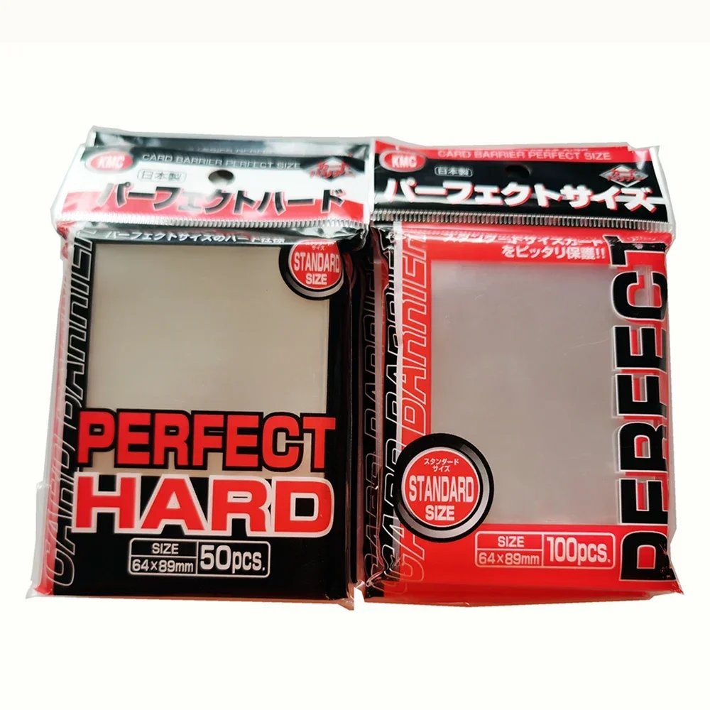 KMC-Card-Sleeves Japan Board Games Barrier Protector Golden Silver Frame  Trading Cards Cover Perfect Fit Standard Clear Sleeve - AliExpress