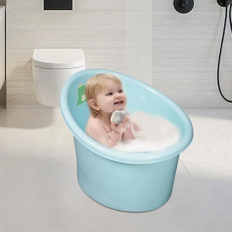 Vasca da bagno da viaggio per bambini vasca da bagno per bambini vasca da bagno per bambini isolamento dal Design ergonomico comoda vasca da bagno da viaggio antiscivolo per bambini