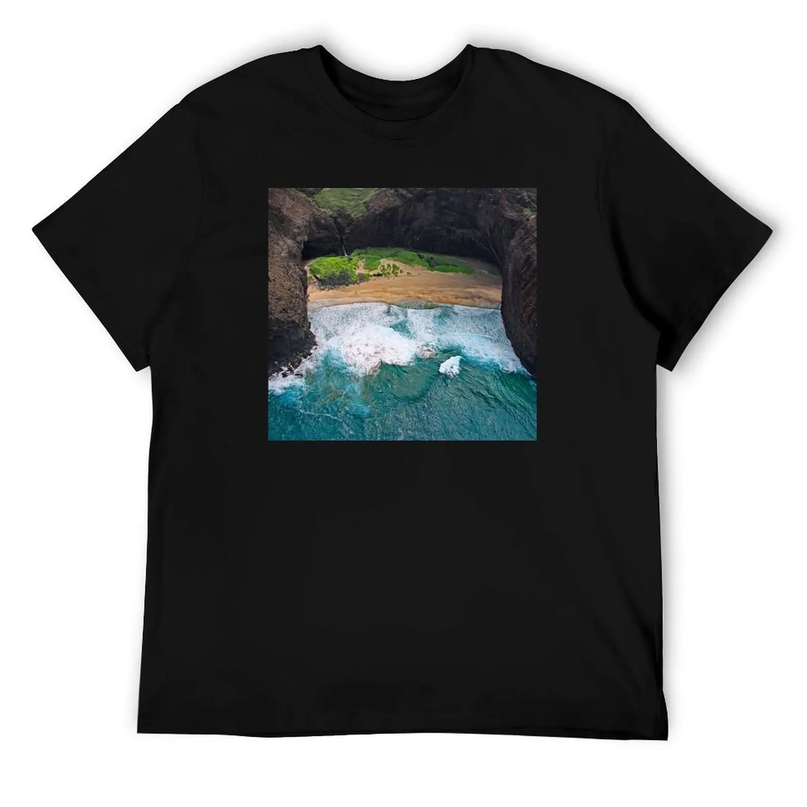 

Hawaii Island's Most Romantic Beach: Art Photo T-Shirt t shirt for man 100 percent cotton anime tshirt T-Shirt