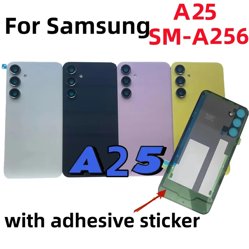 

Back cover glass replacement for Samsung Galaxy A25 5G SM-A2560 a256e/DSN phone rear housing case