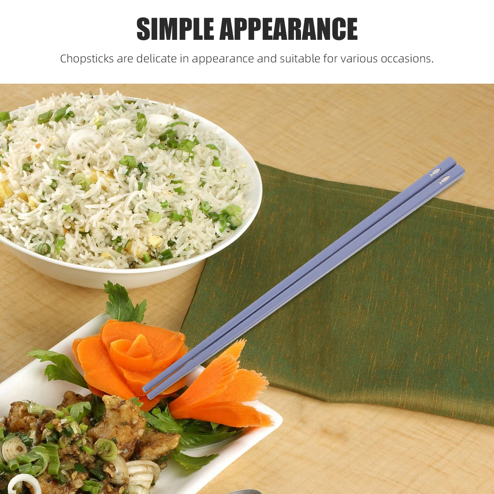 

5 Pairs Alloy Anti-slip Chopsticks Reusable Dishwasher Safe Cute Cooking Colorful Baby Set Family Meal Heat Resistant