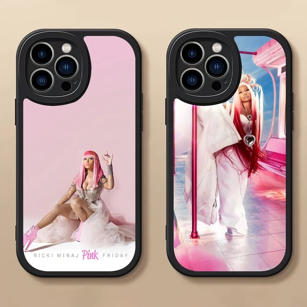 Singer Nicki Minaj Pink Friday 2 Phone Case For iPhone 14 15 11 12 13 X XR Pro MAX Plus Lens Protective Leather Soft Back Cover