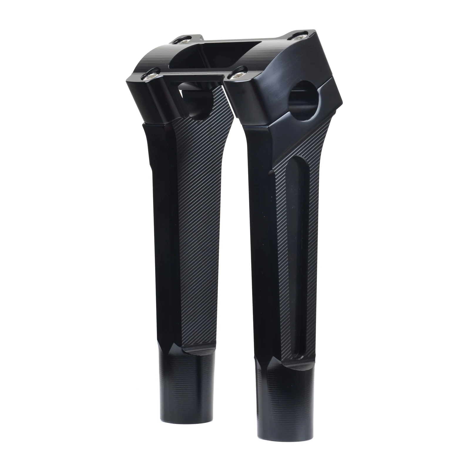 

8 inch Black Motocycle Chrome Instrument Handlebar Risers Pullback for Most Dyna Street Bob Softail Sportster Moto Accessories