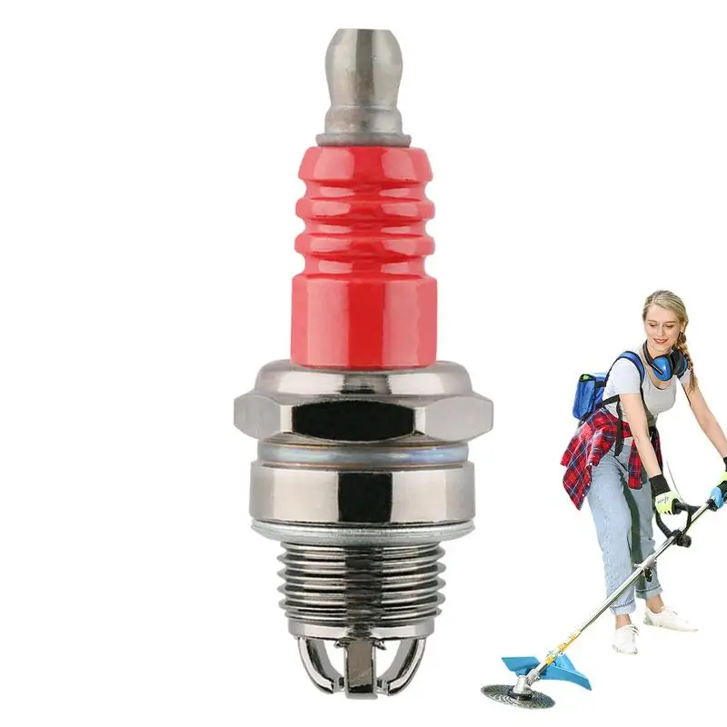 Vela de ignição de pólo de três lados l7t 2 tempos para motosserra a gasolina e cortador de escova eletrodo de ignição do motor peças de reposição automotivas