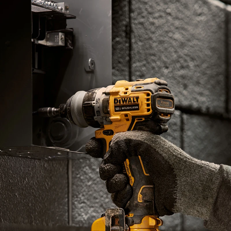 DEWALT DCD703 12V Electric Drill/Driver 2.0Ah Battery Sets XTREME Brushless Cordless 5-in-1 Household DIY Power Tool Screwdriver