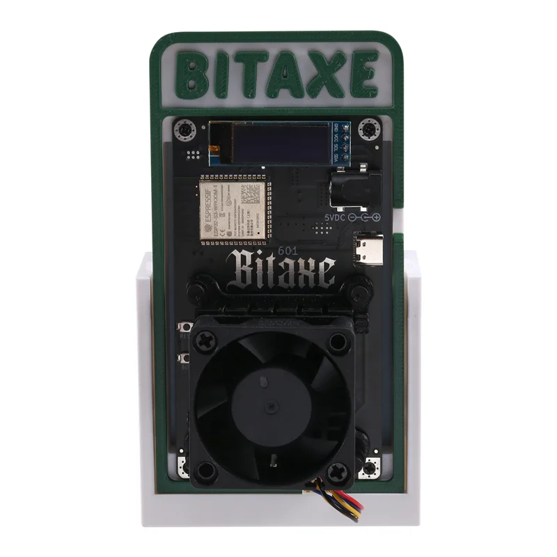 

Upgrade Bitaxe Gamma 601 Solo Miner 1.2TH/S 18-22W With Stand BM1370 Asic From Antminer S21 Pro BTC Crypto Miner EU PLUG