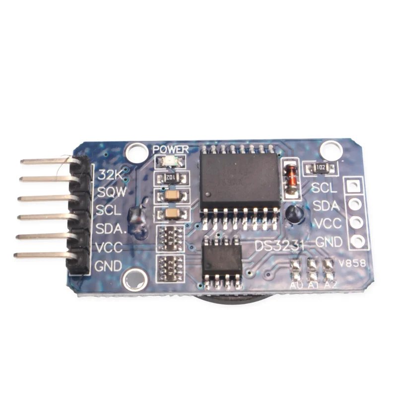 وحدة ساعة RTC دقيقة من النوع المتين DS3231 مع تعويض درجة حرارة واجهة ذاكرة AT24C32 I2C (البطارية غير متضمنة) #5