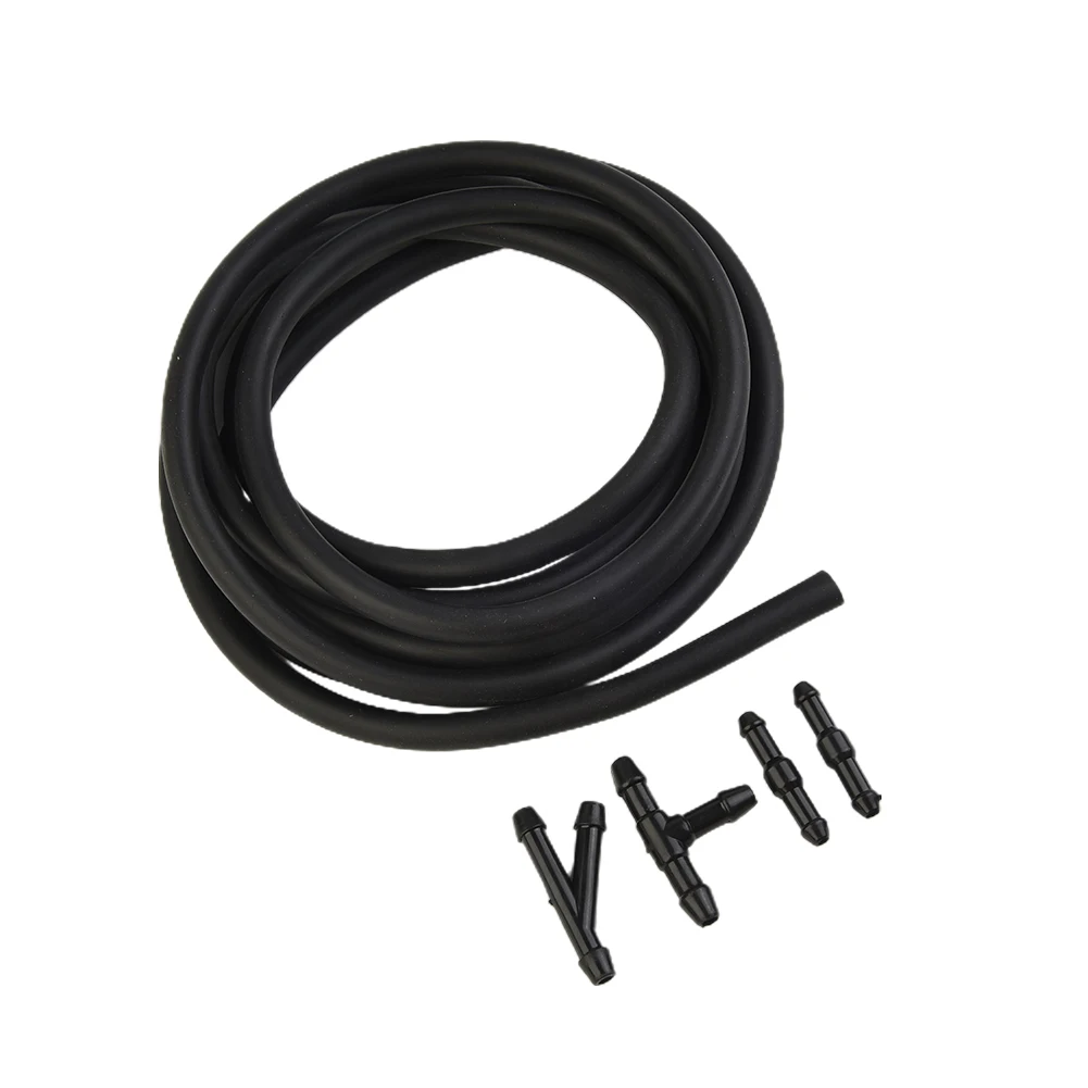 

For Windscreen Washer Jet Pump Nozzles Wiper Washer Hose Pipe+Connectors 6.5ft For Mostly Windscreen Washer Jet Pumps/ Washer