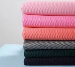 3D Mesh Fabric By The Meter for Clothing Bed Linings Shoes Sewing Plain Elastic Three-layer Interlayer Cloth Thickend Breathable