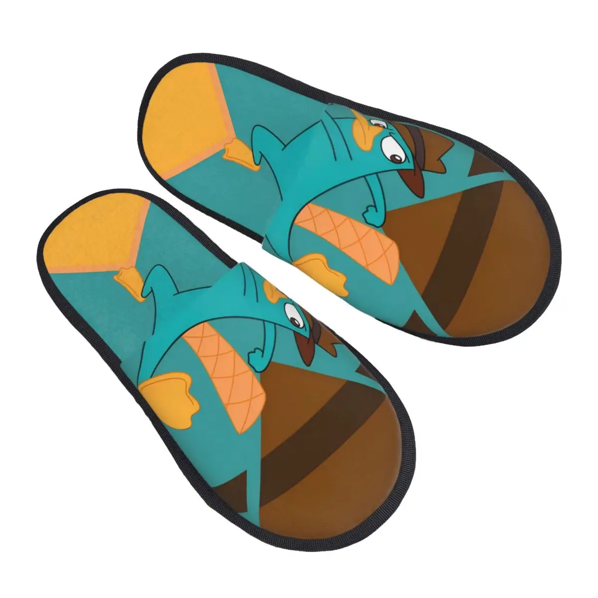 

Тапочки из пены с эффектом памяти Perry The Platypus, женские уютные теплые домашние тапочки в стиле аниме