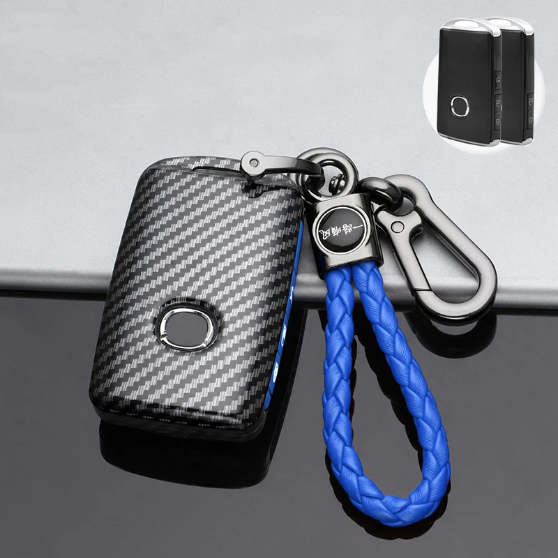 

Carbon Car Remote Key Case Cover For Mazda 3 Axela CX4 CX5 CX 5 CX8 CX9 CX30 MX30 MX5 Miata 2019 2020 2021 Protector Accessories