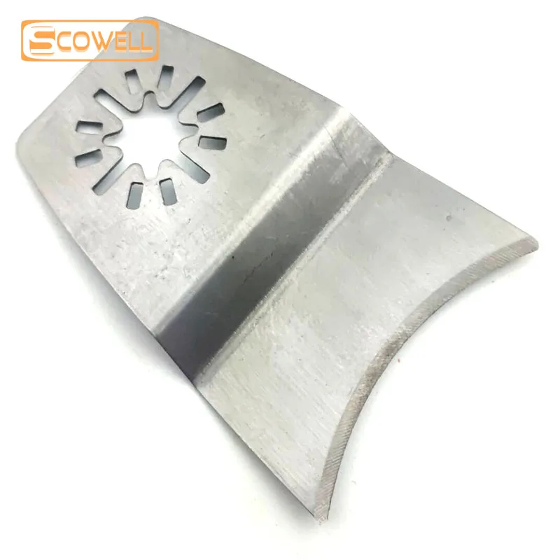 5PCS In Acciaio Inox Curvo Oscillante Strumenti Raschietto Pala Coltello Piega Offset Scrabble Lama del Coltello FAI DA TE Multimaster Utensili Elettrici