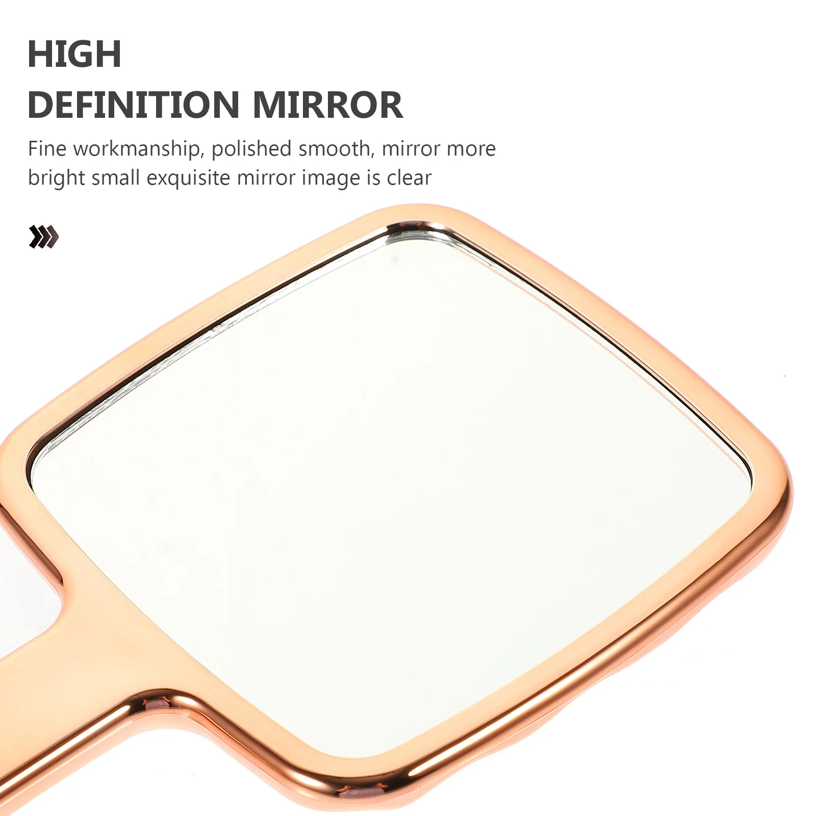 Lightweight Mirror Portable Makeup Mirror Compact Travel Looking-Glass Elegant Handheld Accessory Girls Looking-Glass