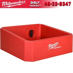 Milwaukee PACKOUT™ Compact Shelf Load Bearing Deposit Container Case Convenient Style Goods Shelves MILWAUKEE Tools 48-22-8347