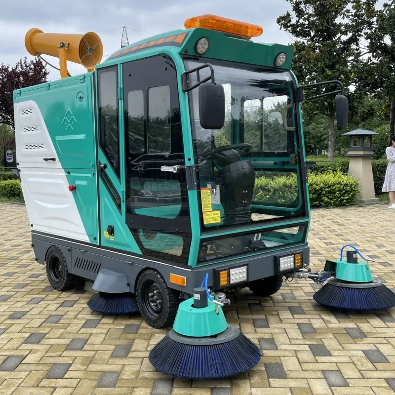 

240L Truck Street Vacuum Garage Floor Sweeper Truck Trash Industrial Floor Electric Sweeping Machine Road Dryer Machine