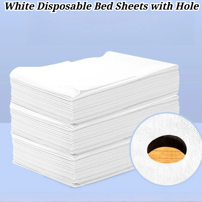 80x180cm/ 80x190cm Disposable Bed Sheet Massage Table Sheet Disposable Spa Breathable Foldable Bed Sheet for Professional Salon