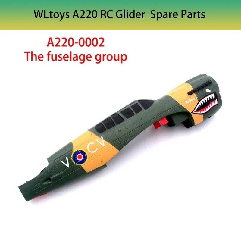 Commonly Used RC Glider Spare Parts WLtoys A220 P40 Remote Control Propeller Motor Motherboard Steering Engine Fan Blade Frame