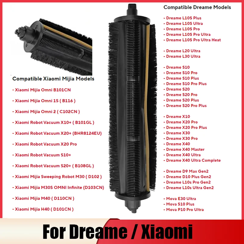 Щетка TriCut подходит для Xiaomi Mijia Omni B101CN/1s(B116)/2 (C102CN), Xiaomi Mijia M40 (D110CN)/H40, аксессуары для роботов-пылесосов