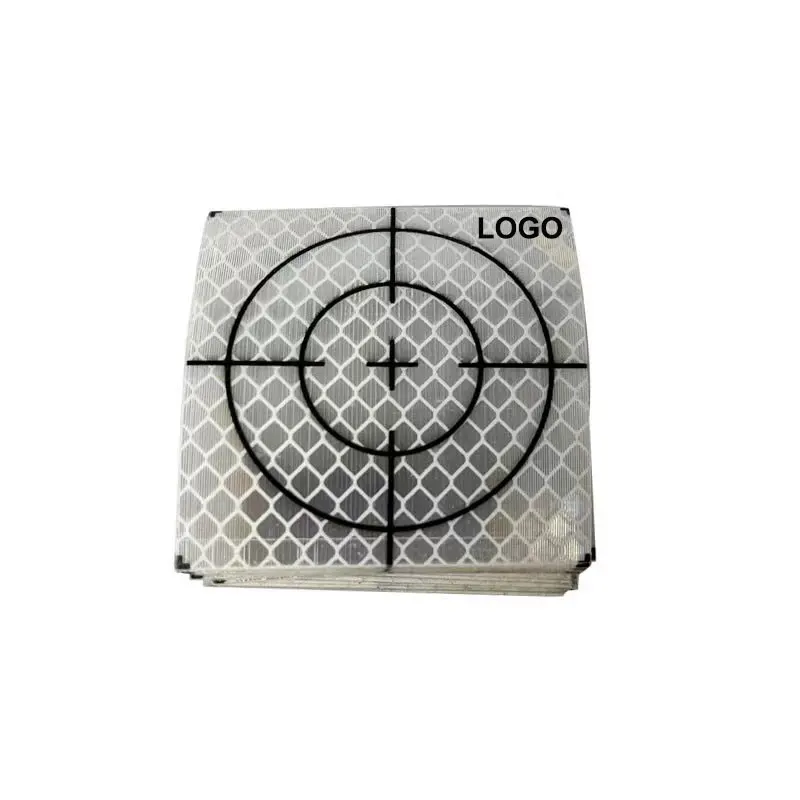 

100pcs Size 60x60mm 40x40mm Reflector Sheet For Total Station Survey Geography White Target Sheet Reflective Sticker