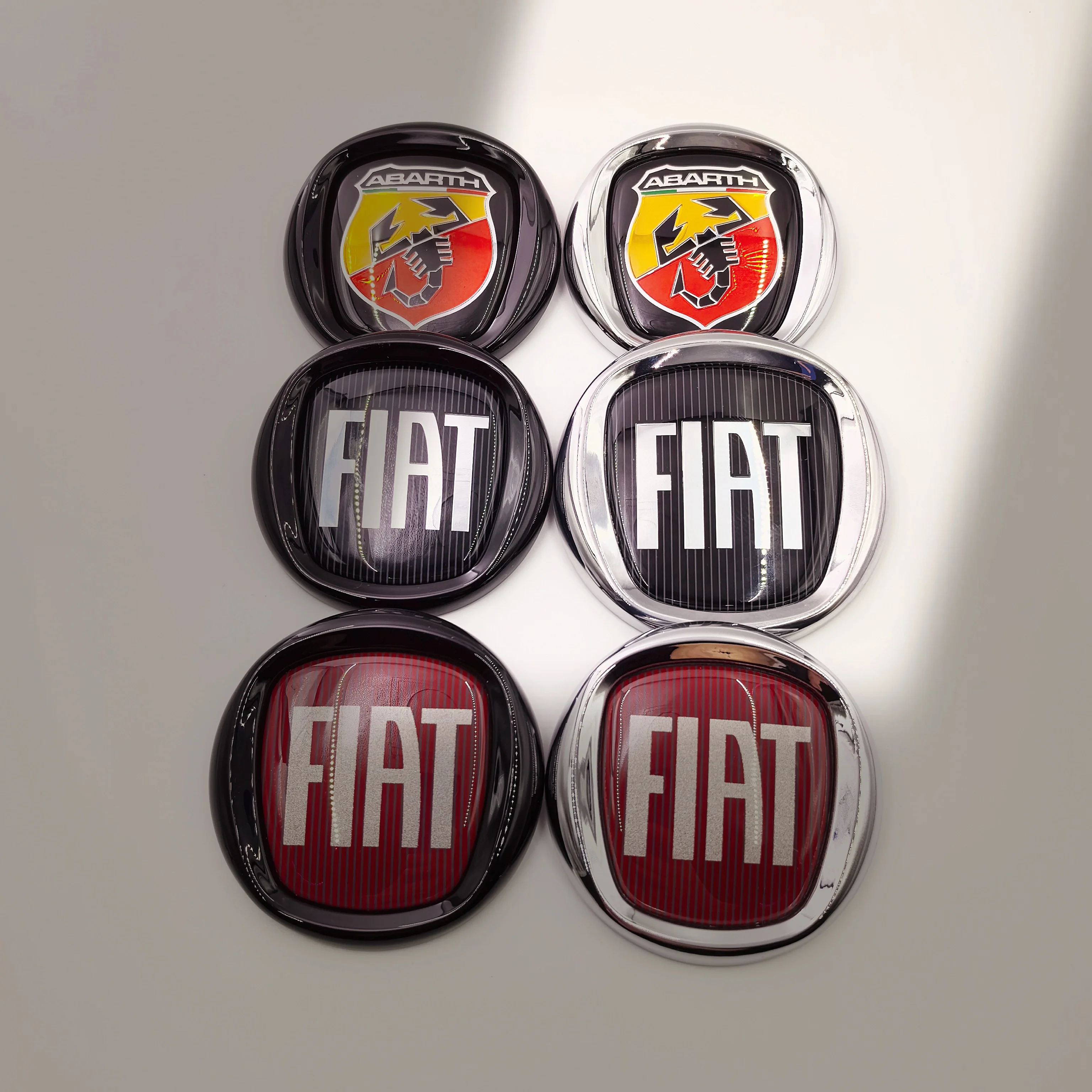 Fiat 500 Abarth 85/90/95/100/120MM Auto-Emblem-Aufkleber für Motorhaube & Kofferraum, Auto-Abzeichen für Motorhaube und Kofferraum – Detail 1