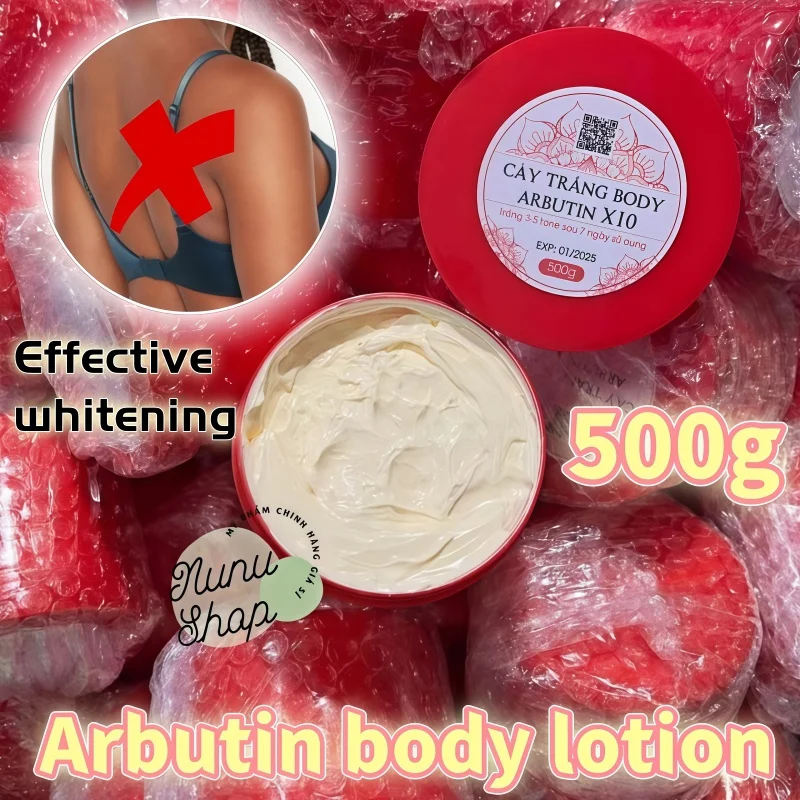 

Body Cay Trang X10 Arbutin (500g) Effectively Brightens Skin Tone, Improves Dull and Dull Skin, Moisturizing Body Lotion