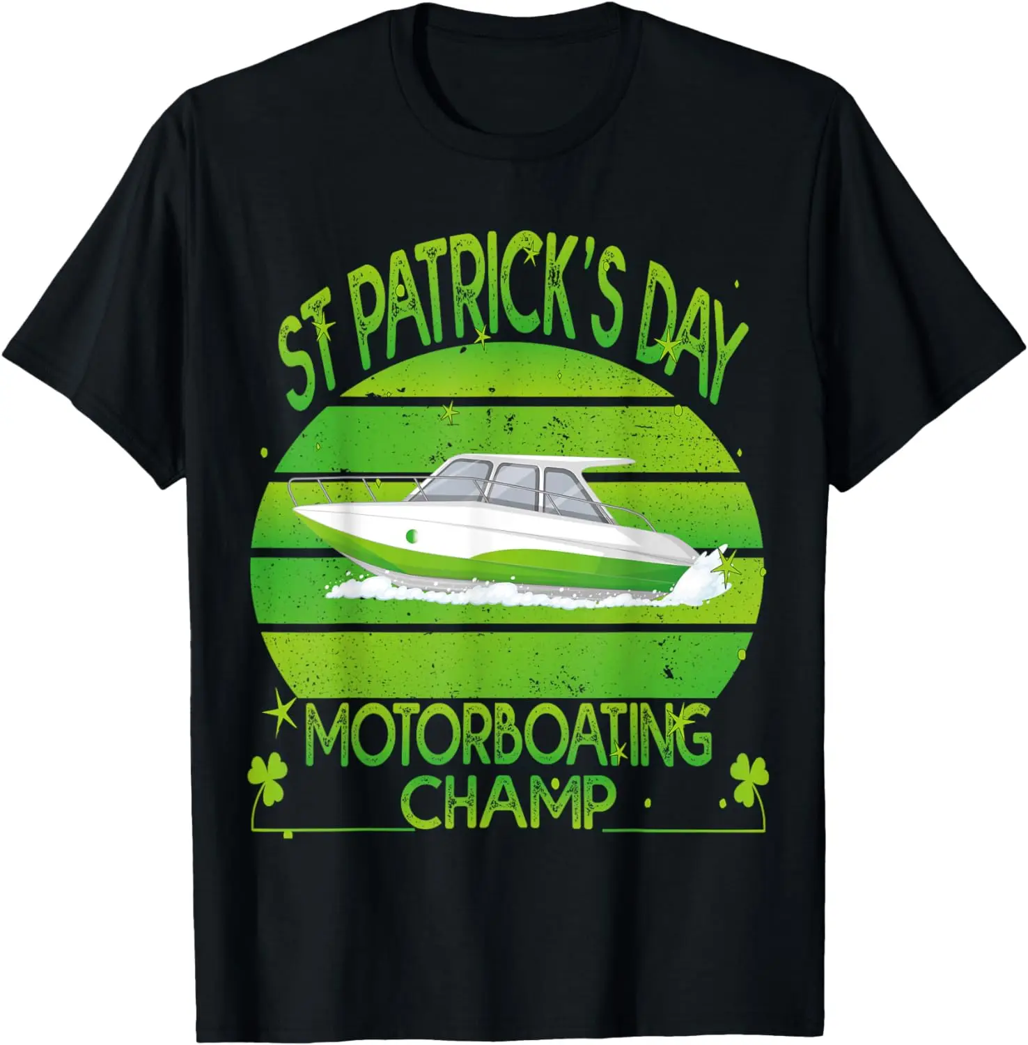 

Funny St Patricks Day Adult Humor For Men Motorboating Joke T-Shirt