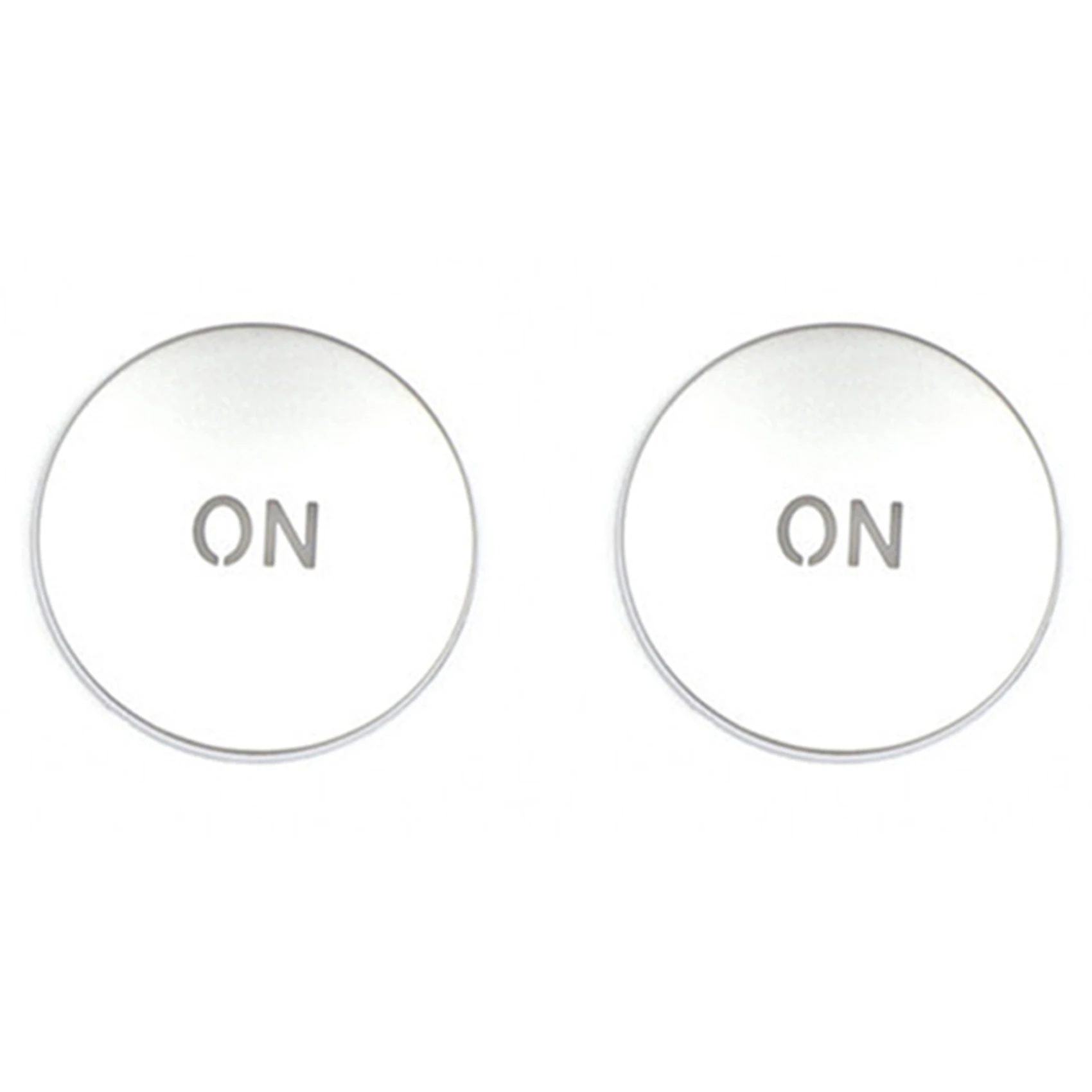 2X Car Console Volume Multimedia Switch Button Cover Trim for Benz W204 C180 E260 ML350 GLK200 Interior Accessories