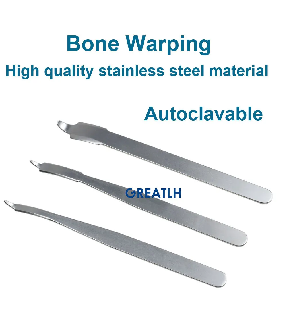 3pcs/set Stainless Steel Hohmann Retractors Bone Retractor Orthopedic Veterinary Surgical Instrument Autoclavable